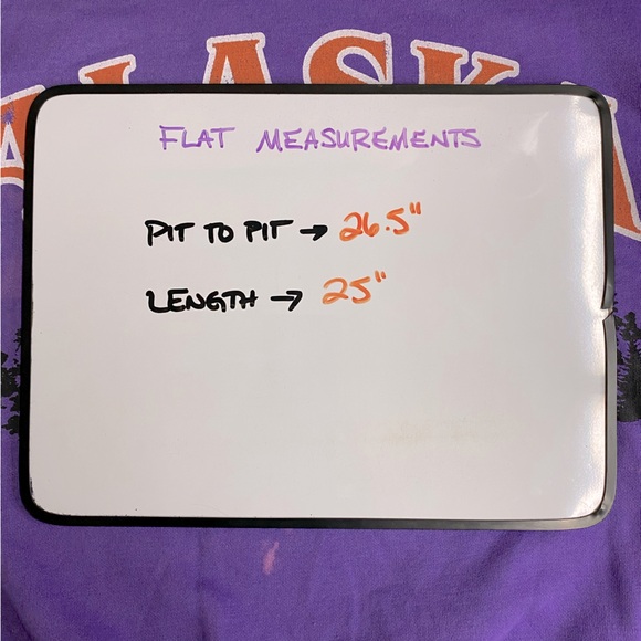 H&M Divided Purple Orange Oversized Crew Neck Alaska Sweatshirt XL - Picture 6 of 16